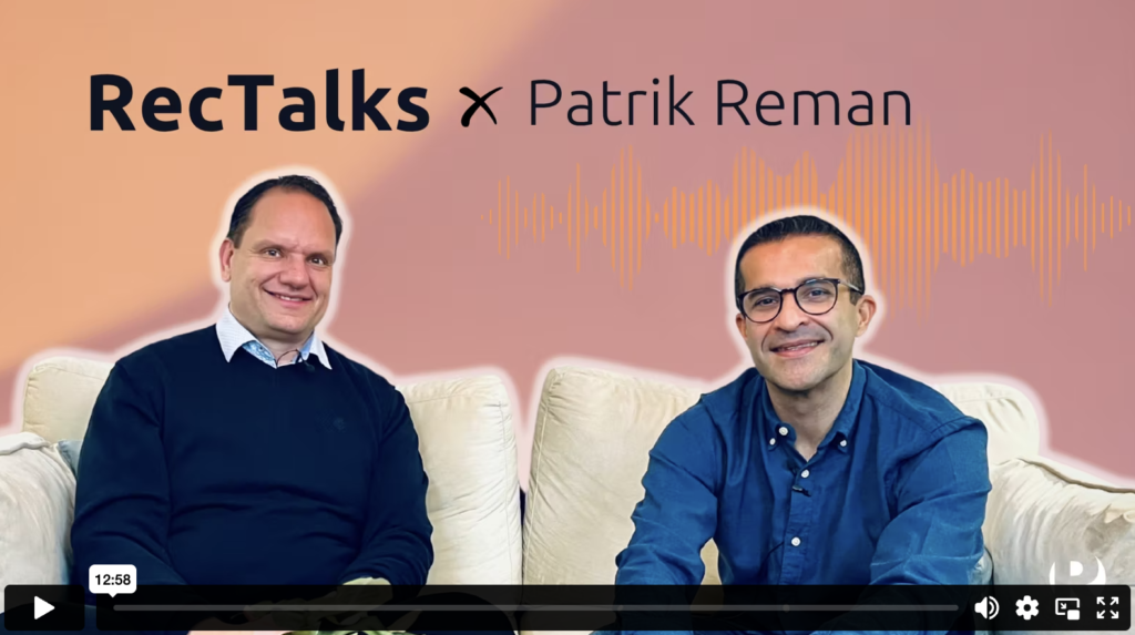 recTalks: #28: Patrik Reman om ledarskap, HR och effektivitet